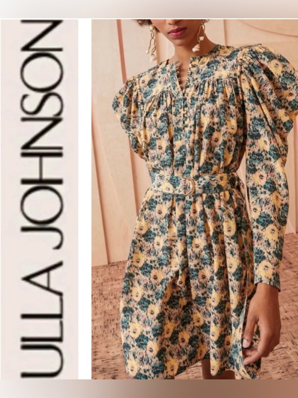 Ulla Johnson Elaine floral mini dress size 2- NWOT $650